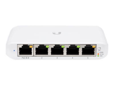 Ubiquiti UniFi Switch USW Flex Mini - Switch - Smart - 4 x 10/100/1000 + 1 x 10/100/1000 (PoE+)