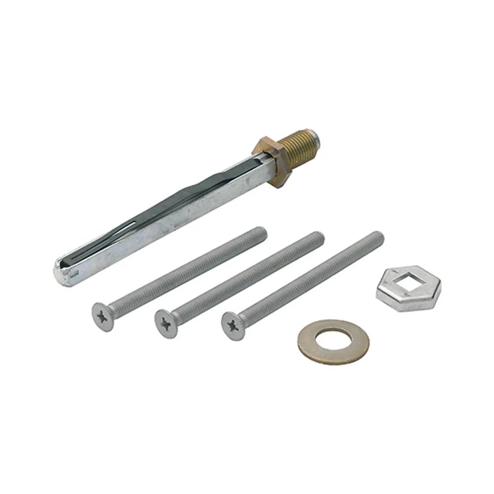 HOPPE Befestigungsset für Profiltür, Knopf/Drücker, 77 - 82 mm
