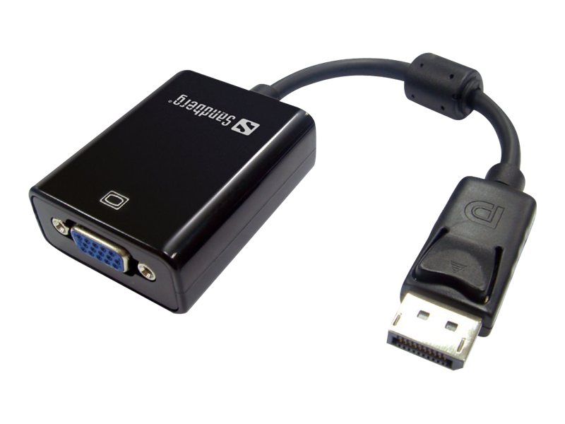 SANDBERG Adapter DisplayPort>VGA - VGA-Adapter - DisplayPort (M)