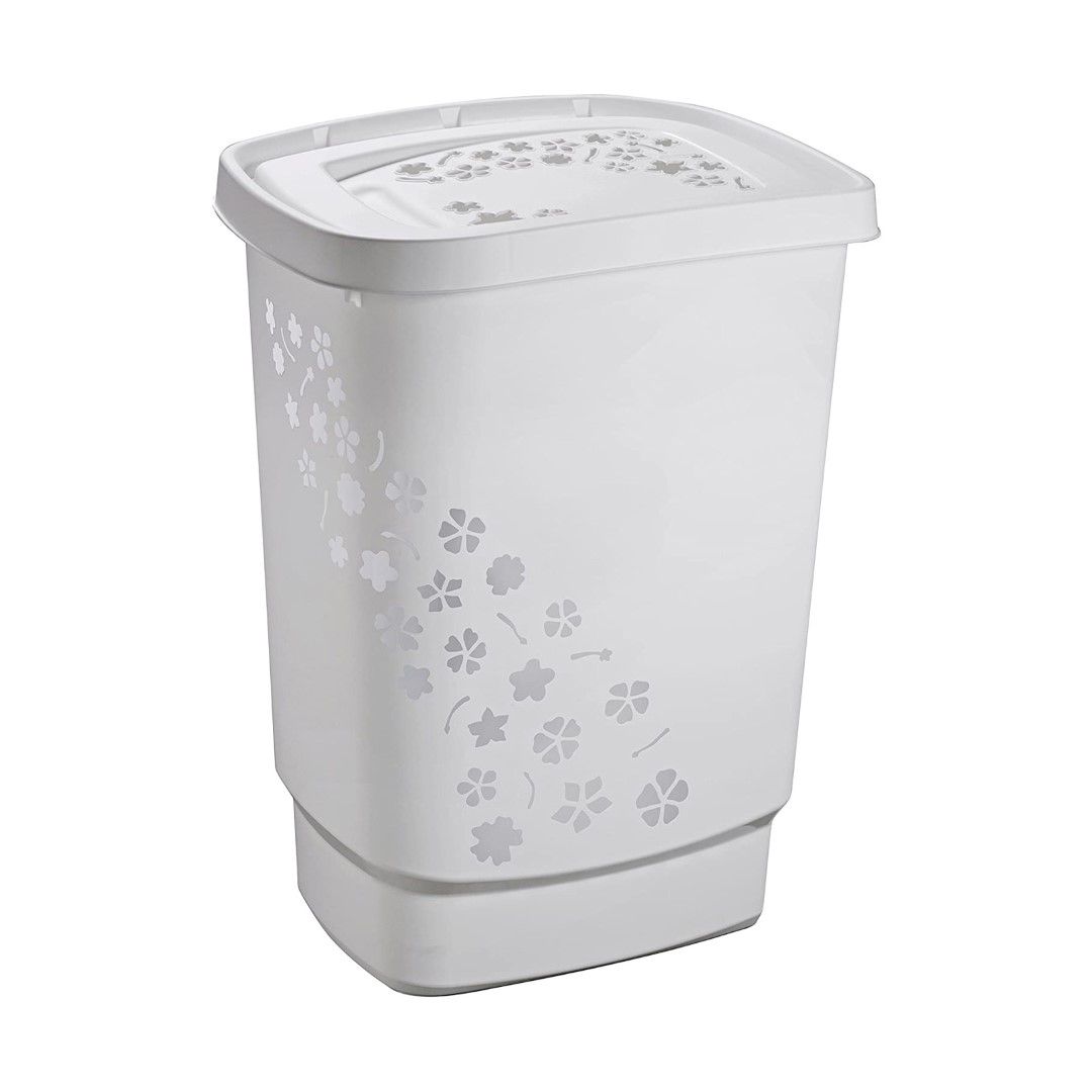 Rotho Wäschesammler 55 l FLOWERS