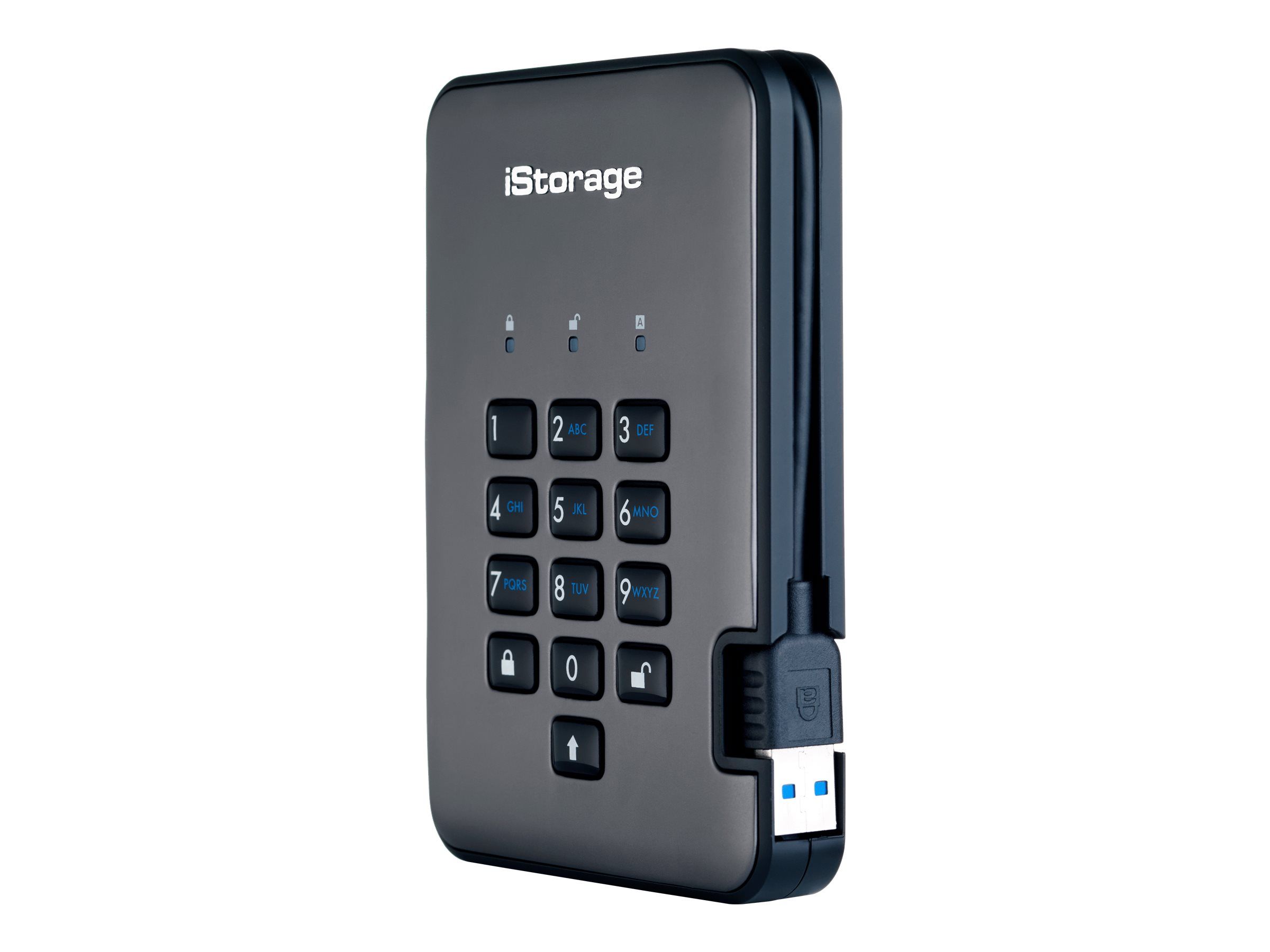 iStorage diskAshur PRO² - Festplatte - verschlüsselt - 1 TB - extern (tragbar)