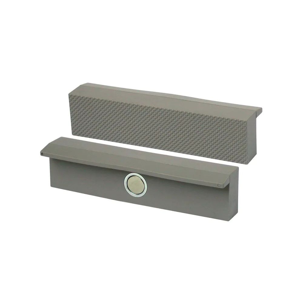 HEUER Polyurethan Riffel Schutzbacke mit Magnet Backenbreite 120 mm