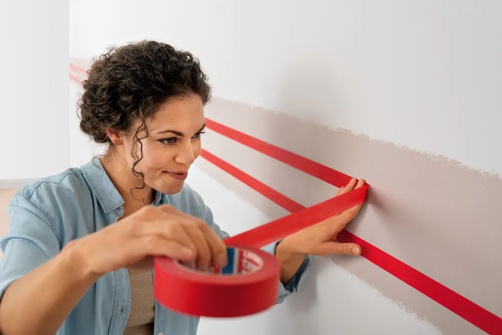 tesa® Malerband Excellent , rot, 19 mm x 50 m