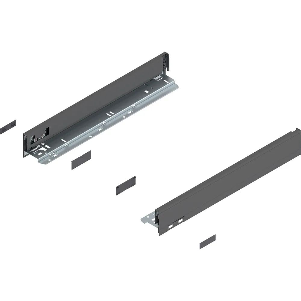 BLUM LEGRABOX pure Zarge Höhe N, NL 450, Oriongrau-matt