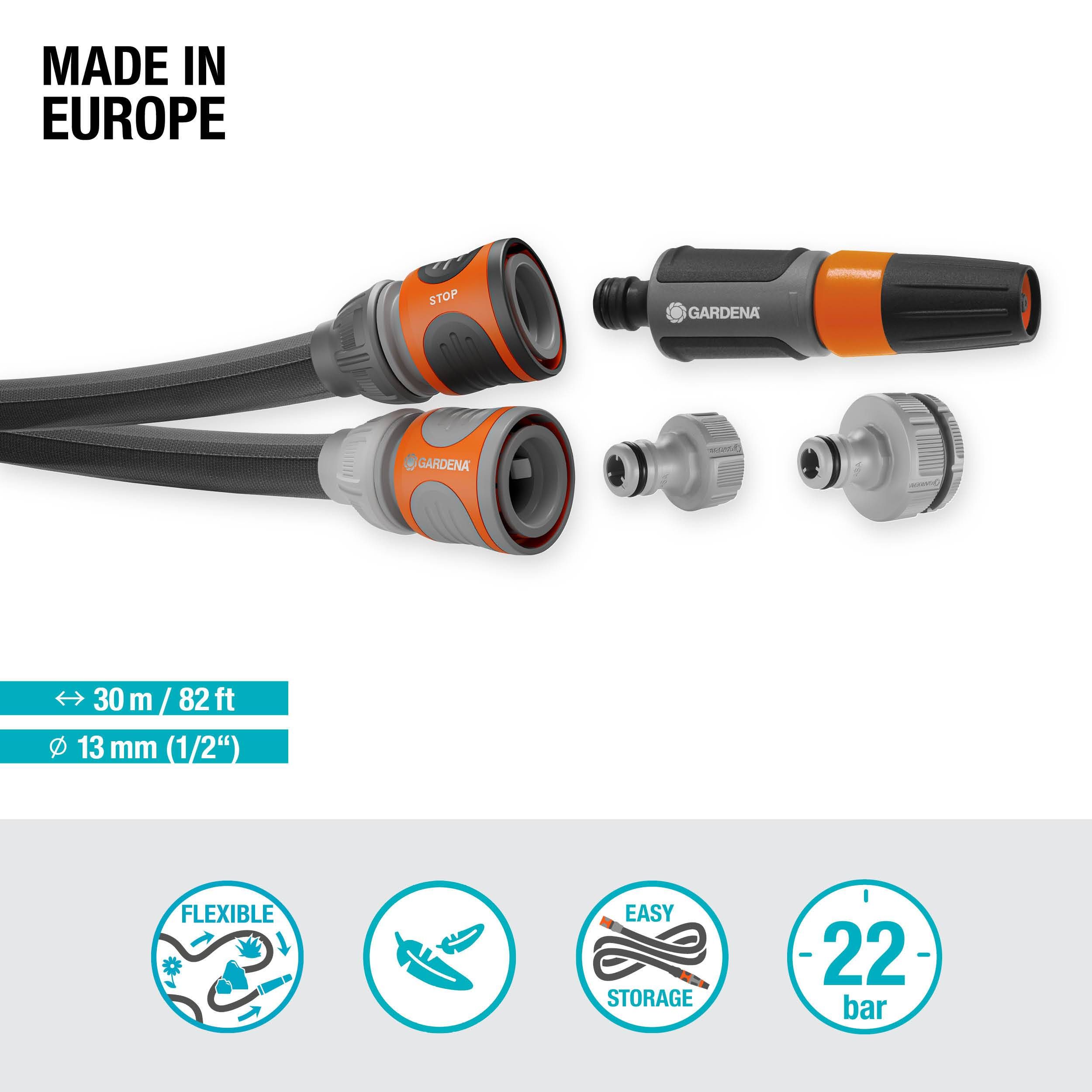 Gardena Liano™ Life 1/2", 30 m Set