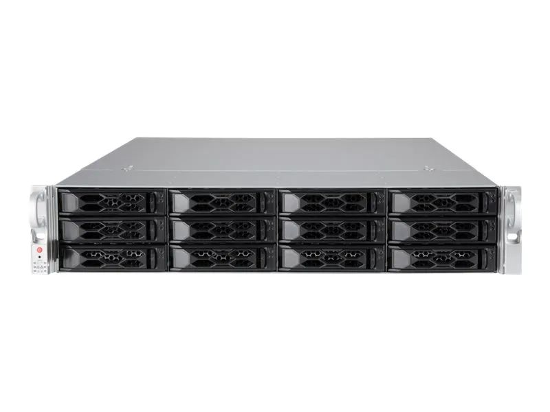 Supermicro A+ Server 2024S-TR - Server - Rack-Montage - 2U - zweiweg - keine CPU - RAM 0 GB - SATA - Hot-Swap 8.9 cm (3.5")