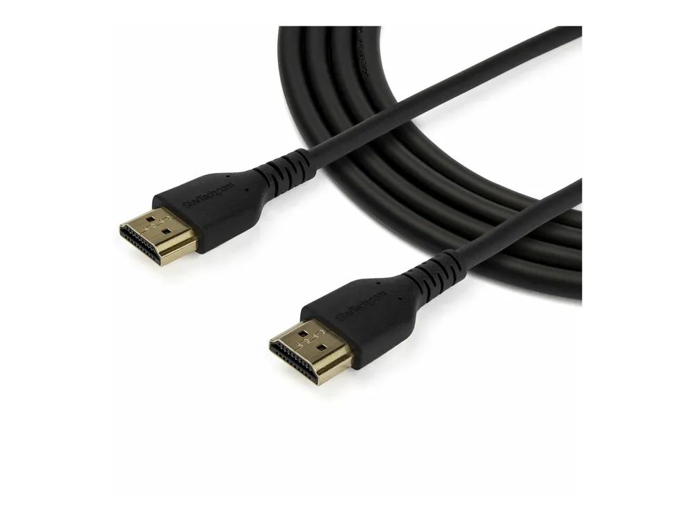 StarTech.com 1,5m Premium HDMI Kabel mit Ethernet, High Speed 4K Kabel - Premium Highspeed - HDMI-Kabel mit Ethernet - HDMI männlich zu HDMI männlich - 1.5 m - abgeschirmt - Schwarz - passiv, unterstützt 4K 60 Hz (4096 x 2160)