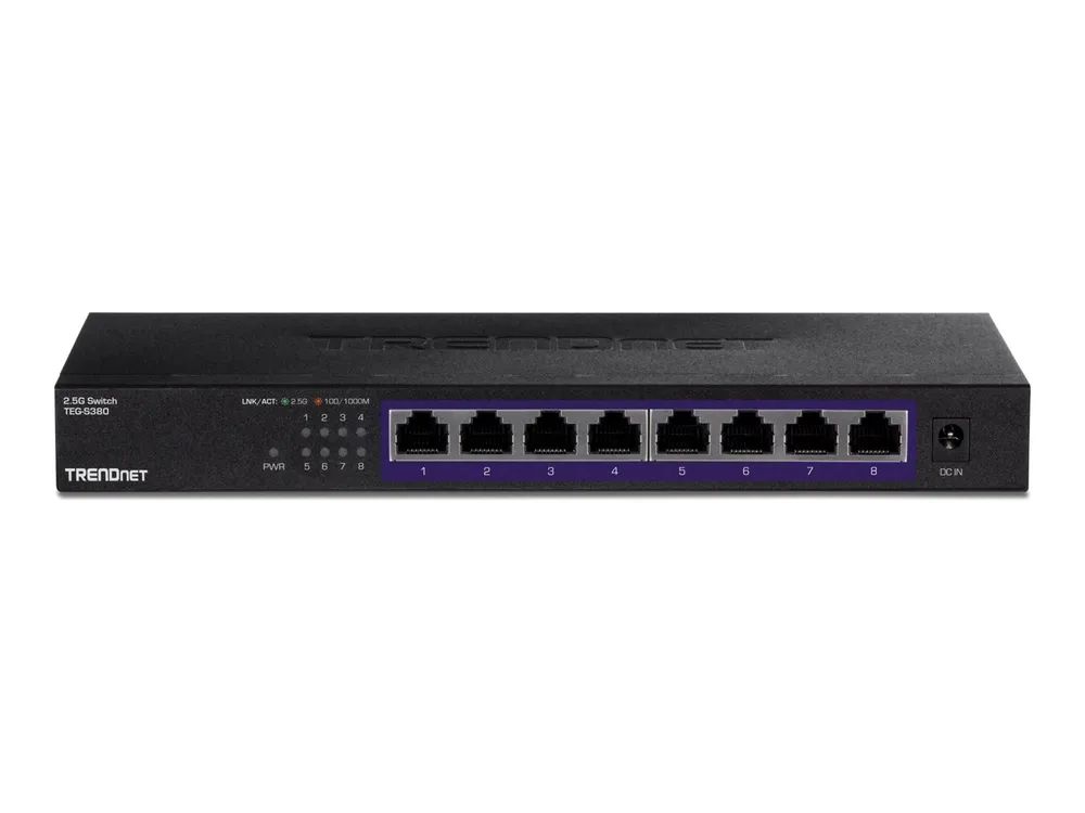 TRENDnet TEG S380 - Switch - unmanaged - 8 x 100/1000/2.5G
