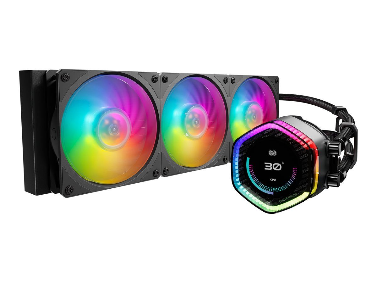 Cooler Master MasterLiquid 360 ION - Prozessor-Flüssigkeitskühlsystem - Kühlergröße: 360 mm - (für: LGA1156, LGA1155, LGA1150, LGA1151, AM4, LGA1200, LGA1700, AM5)