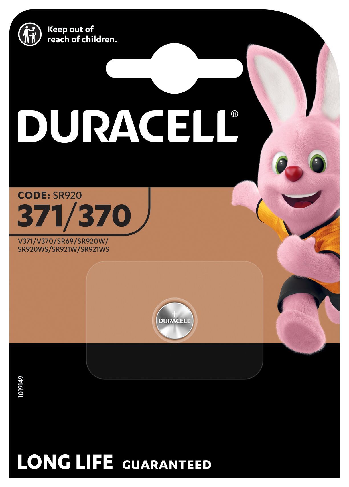 Duracell 371/370, 1 Stück