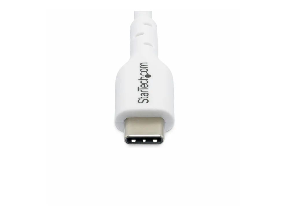 StarTech.com 3m USB-C Schnellladekabel, USBC Laptop Ladekabel 60W PD,Weiß - USB-Kabel - 24 pin USB-C (M)