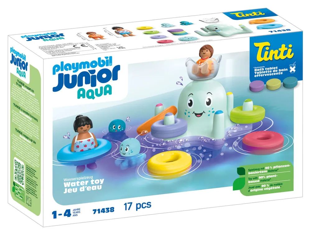 geobra Brandstätter Stiftung & Co.K 1.2.3 AQUA & Tinti: Bunter Tintenfisch