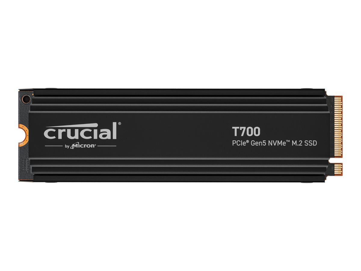 Crucial T700 - SSD - verschlüsselt - 2 TB - intern - M.2 - PCI Express 5.0 (NVMe)