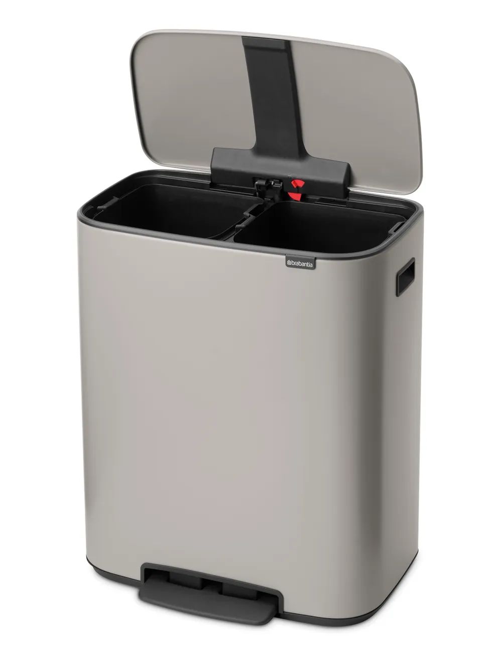 Brabantia Bo Treteimer, 2 x 30L - Soft Grey