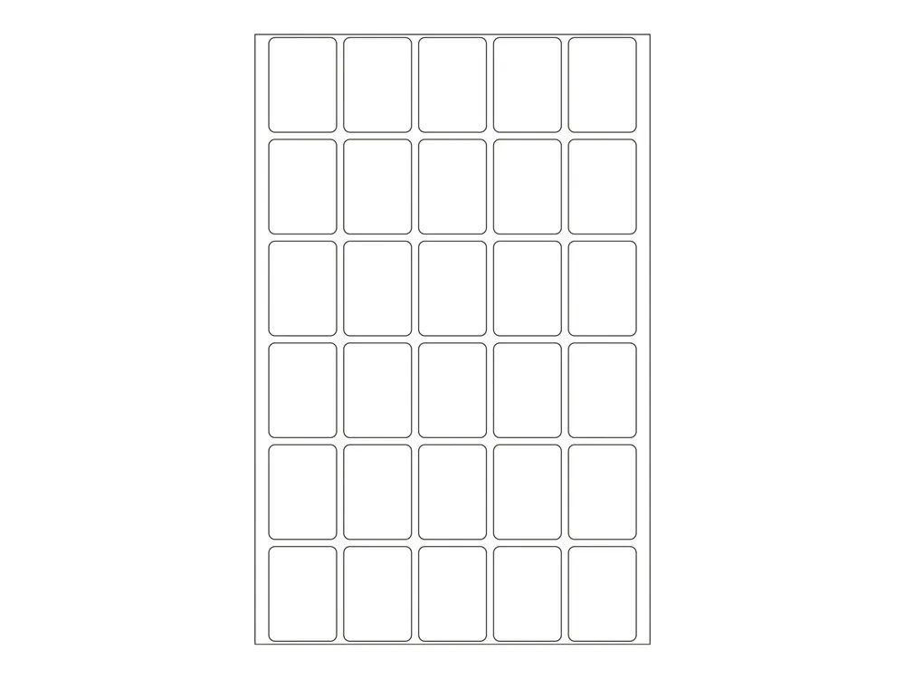 HERMA Movables - Selbstklebend - weiß - 19 x 27 mm 960 Stck. (32 Bogen x 30)