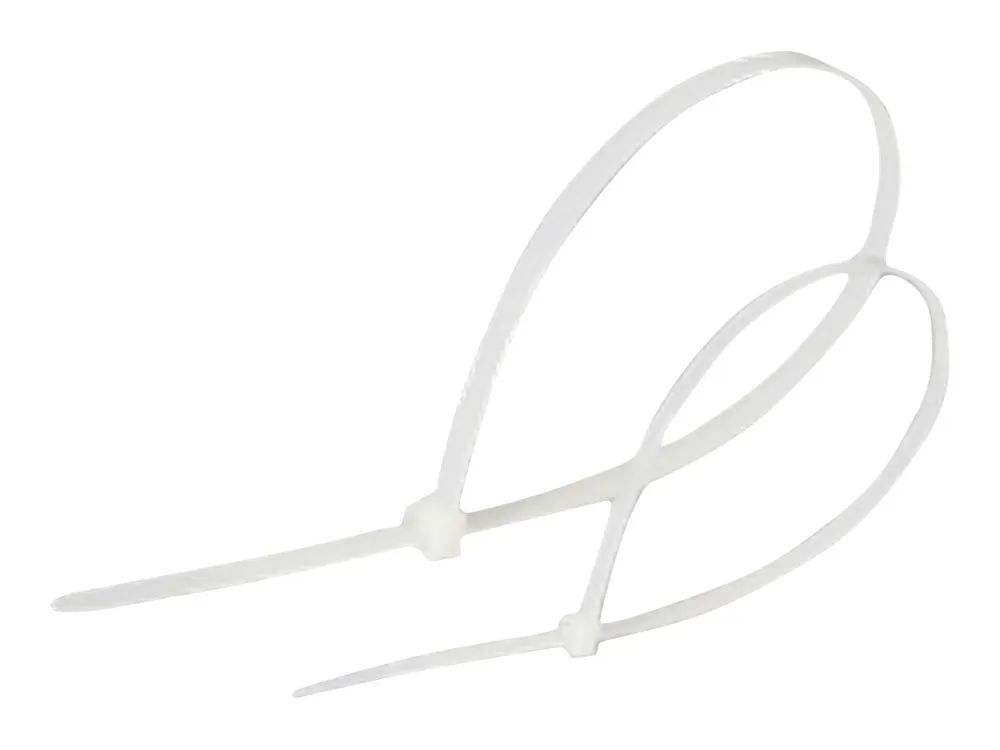 Lanview Kabelbinder - 2.5 x 60 mm - 6 cm - weiß (Packung mit 100)