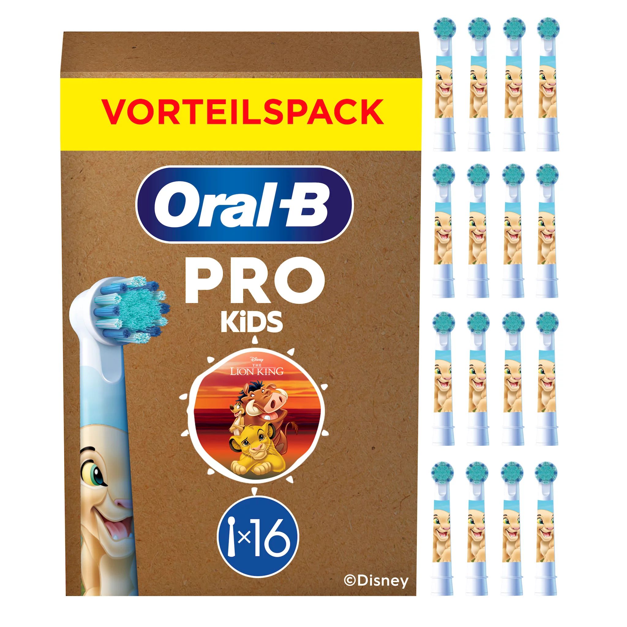 Oral-B Aufsteckbürsten König der Löwen 16er FFS