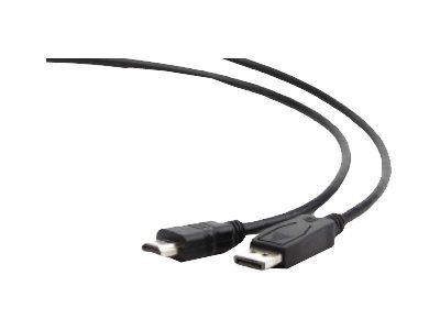 Gembird Cablexpert CC-DP-HDMI-3M - Adapterkabel - DisplayPort männlich zu HDMI männlich