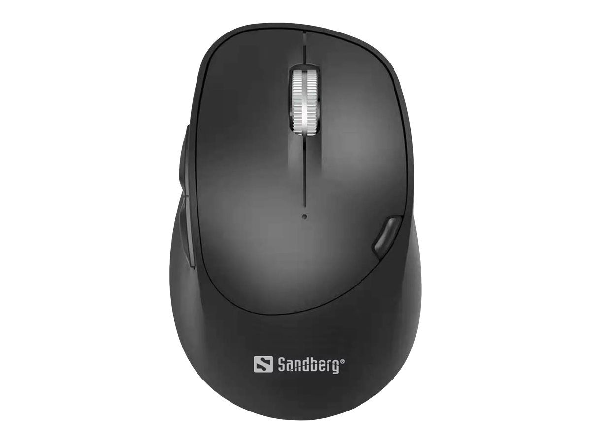 SANDBERG Pro - Maus - optisch - 6 Tasten - kabellos - 2.4 GHz, Bluetooth 4.0, Bluetooth 5.0 - kabelloser Empfänger (USB)