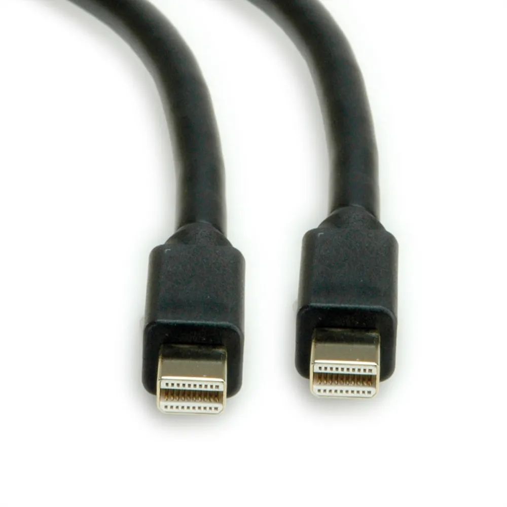 ROLINE Mini DisplayPort Kabel, v1.4, mDP - mDP, ST - ST, schwarz, 2 m