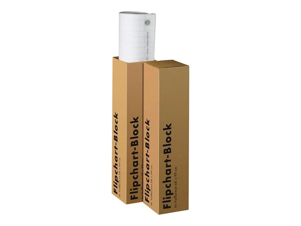 ELBA Landré Flipchart-Pad - 680 x 990 mm - 20 Blatt - kariert - Universallochung (Packung mit 5)