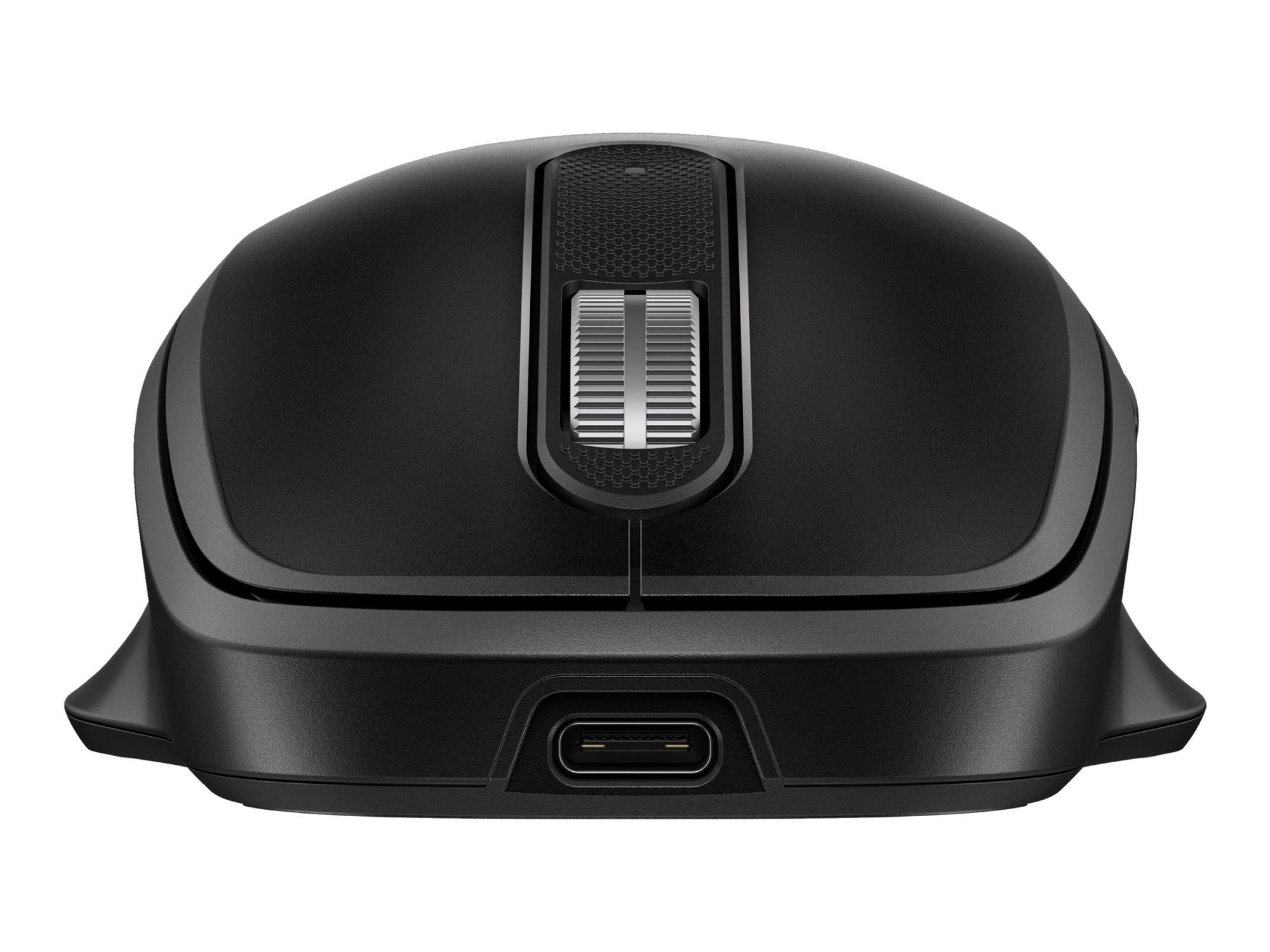 HP 515 - Maus - Vollgröße, superschnell aufladbar - 5 Tasten - kabellos - 2.4 GHz - kabelloser Empfänger (USB)