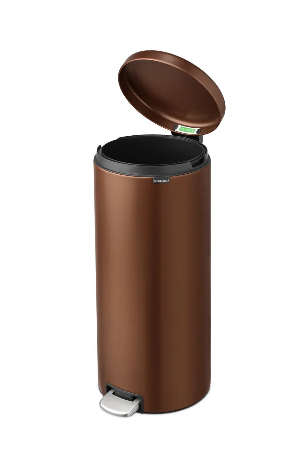Brabantia NewIcon Treteimer, 30 L - Warm Bronze