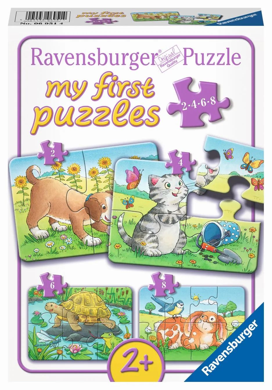 Ravensburger Verlag GmbH Pz. Niedliche Haustiere 2/4/6/8/ T.