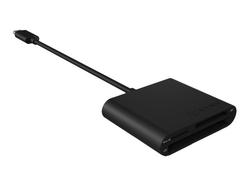 ICY BOX IB-CR301-C3 - Kartenleser (SDHC, SDXC, SD, microSDHC, microSDXC, microSDXC UHS-I, SDXC UHS-I, CF)