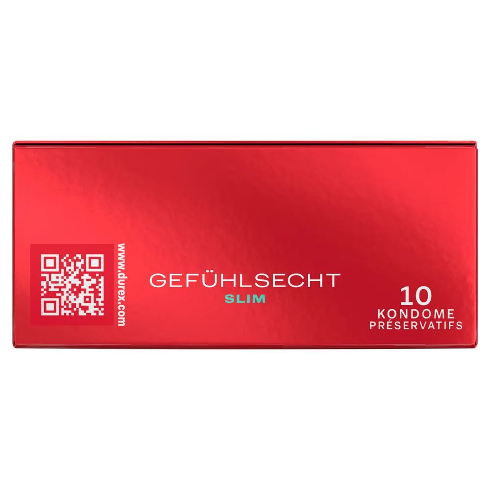 Durex Gefühlsecht Slim Fit 10er