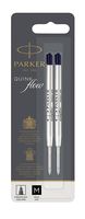 Parker QUINKflow - Nachfüllpatrone - Schwarz - Pigmenttinte - Mittel (Packung mit 2)