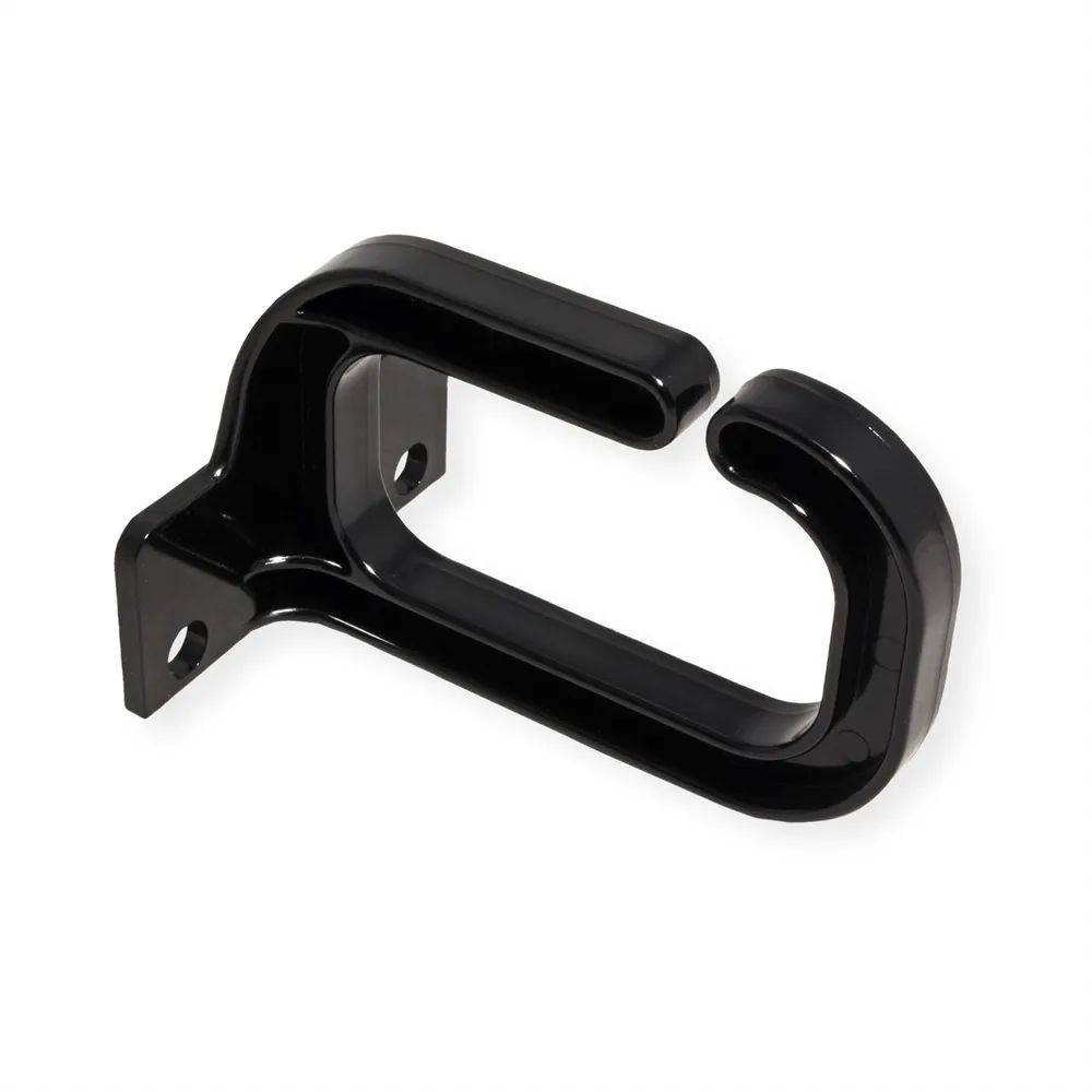 VALUE Kabelöse, 40×80 mm, Kunststoff, schwarz