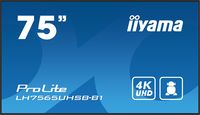 Iiyama ProLite LH7565UHSB-B1 - 190 cm (75") Diagonalklasse (189.2 cm (74.5")