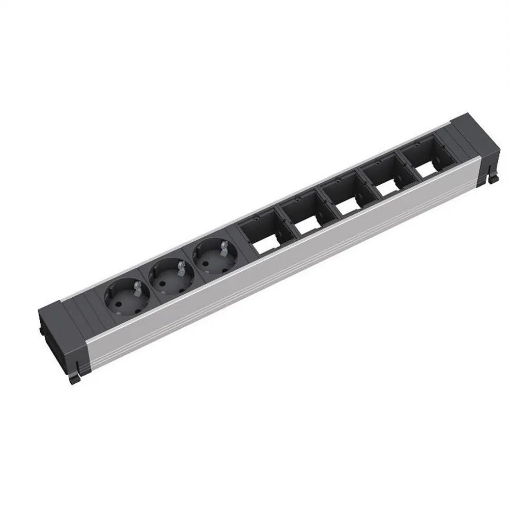 BACHMANN CONFERENCE TOP FRAME X-Large Einsatz 3x Schutzkontakt 5x ABD