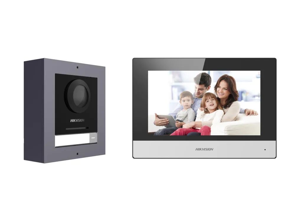 Hikvision DS-KIS602(B) - Videogegensprechanlage (LAN 10/100, 802.11b, 802.11g, 802.11n)