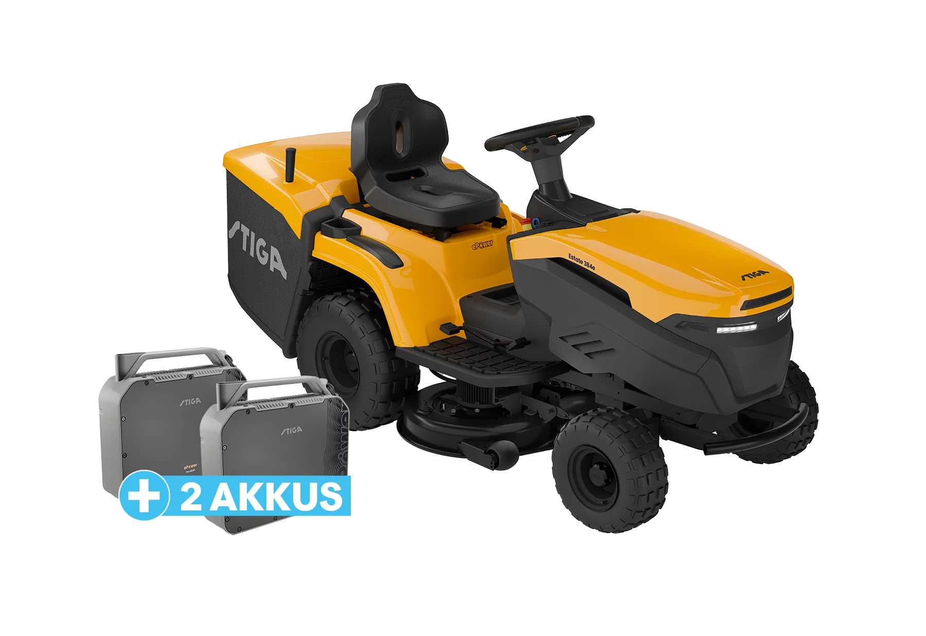 Stiga Estate 384e Kit inkl. 2 Akkus - Sommer-Set