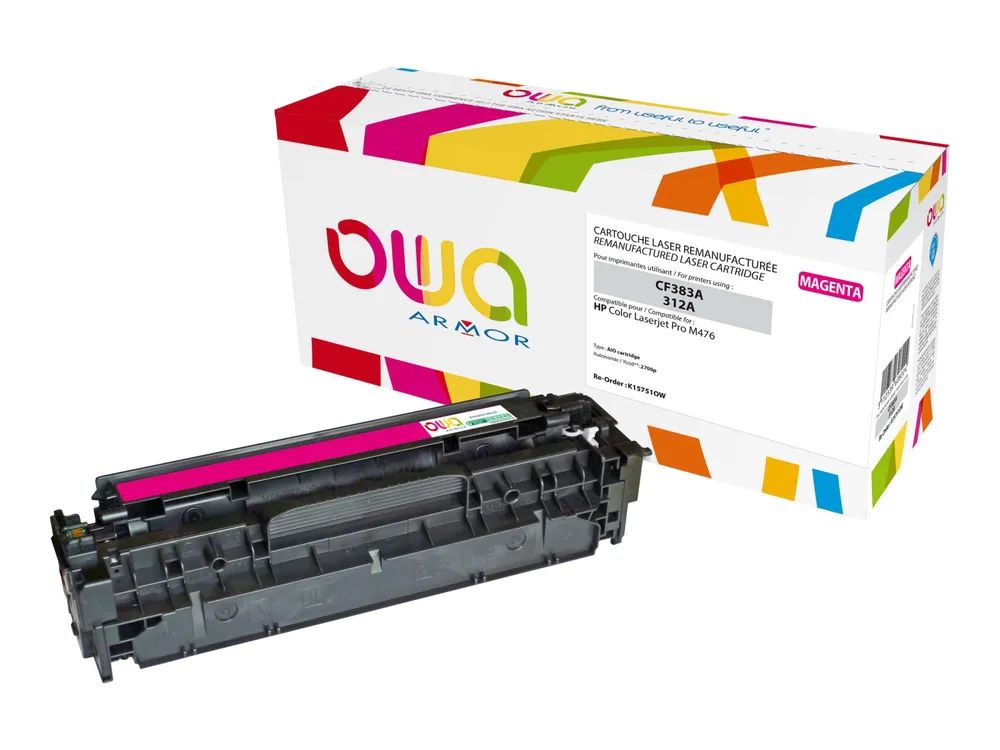 Armor OWA - Magenta - kompatibel - wiederaufbereitet - Tonerpatrone (Alternative zu: HP CF383A)