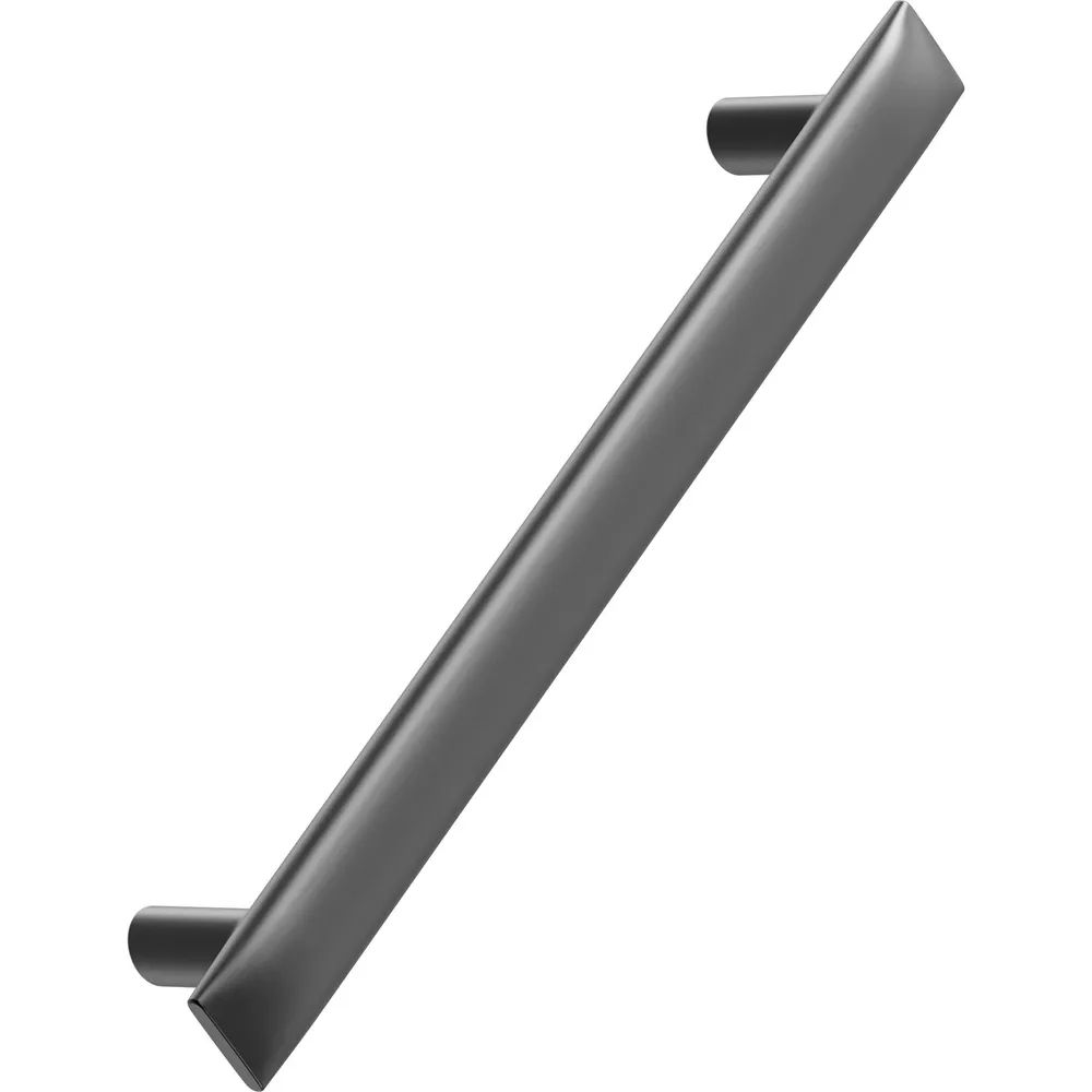 Furnipart Möbelgriff Flow Breite 196 mm, LA 160 mm, Zinkdruckguss, gun-metal