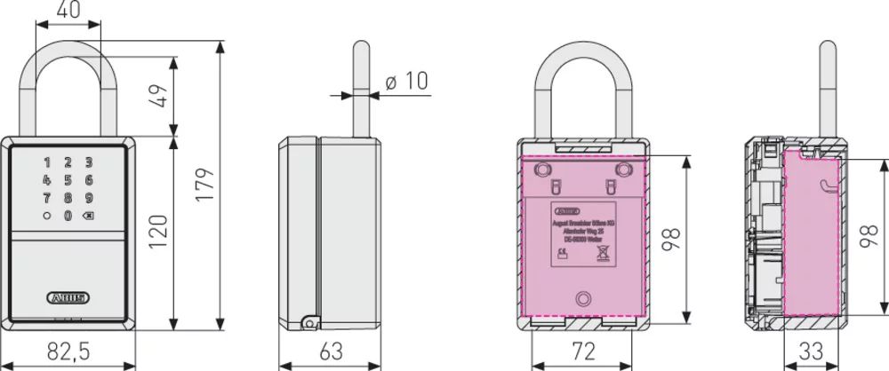 ABUS 797 KEYGARAGE ONE