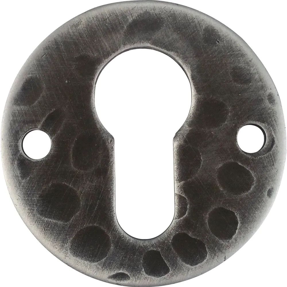 SCHÖSSWENDER Zylinderrosette Elga PZ, ø 52 mm, Höhe 3 mm, schwarz passiviert