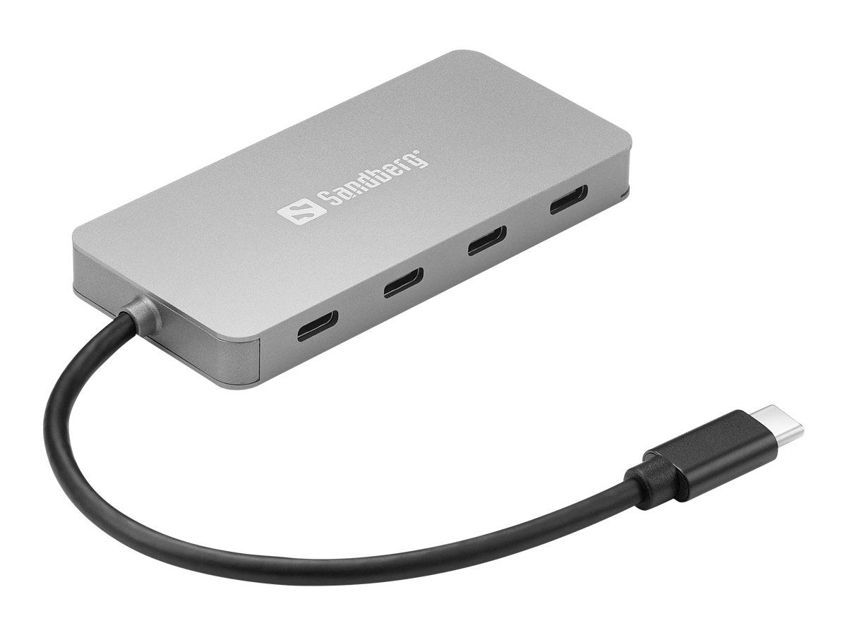 SANDBERG Hub - 4 x USB-C - Desktop