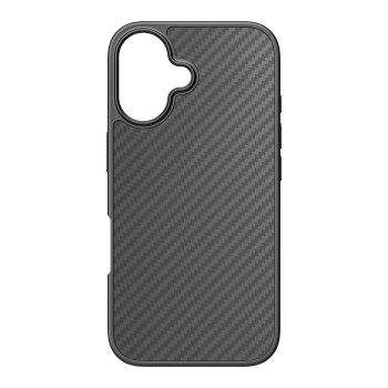 Black Rock Cover "Robust Carbon" für Apple iPhone 16, Schwarz