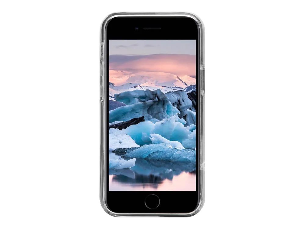 dbramante1928 Iceland - Hintere Abdeckung für Mobiltelefon - Snap-on - 100 % recycelter Kunststoff - klar - für Apple iPhone 7, 8, SE (2. Generation)