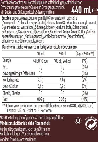 SodaStream drink mix SCHWIP SCHWAP 440ml