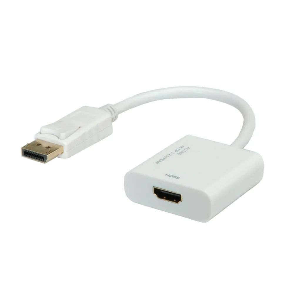 ROLINE 4K DisplayPort-HDMI Adapter, v1.2, DP ST - HDMI BU, Aktiv