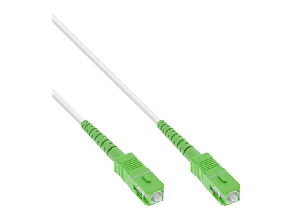 InLine LWL Simplex Kabel - FTTH - SC/APC 8° zu SC/APC 8° - 9/125µm - OS2 - 15m
