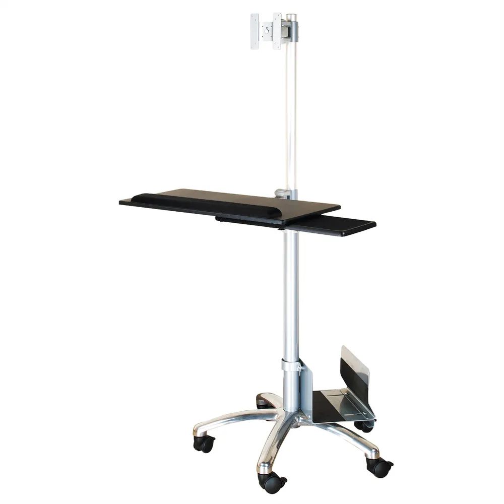 VALUE PC/LCD-Rollständer, höhenverstellbar, bis 10 kg
