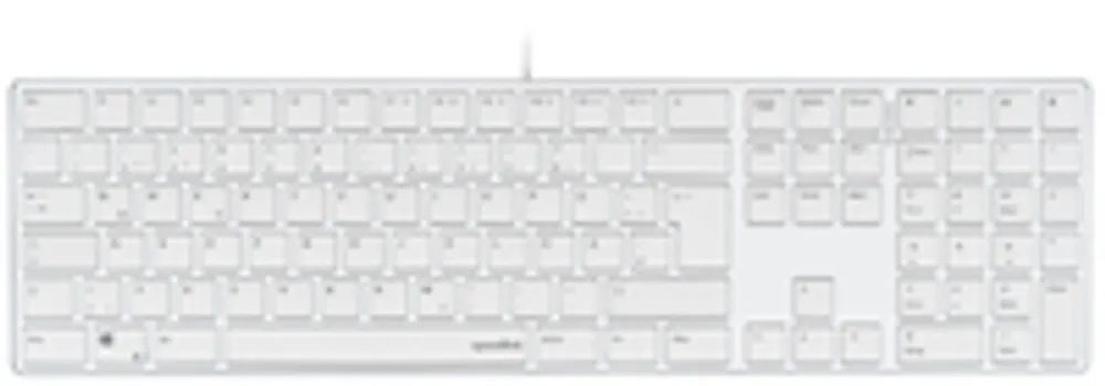 SPEEDLINK Tastatur RIVA Slim Metal Scissor weiss retail - Tastatur