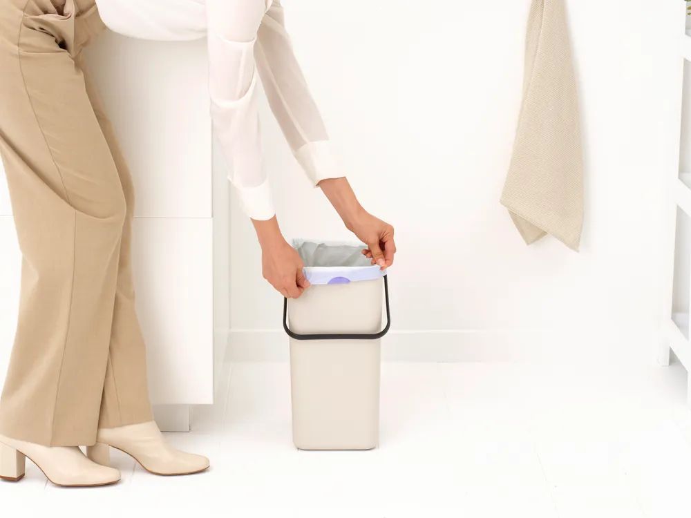 Brabantia Abfallbehälter 'Sort & Go', 16L - Soft Beige