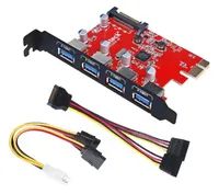 Inateck USB 3.0 PCIe Karte 4 Anschlüsse SATA - Controller - Serial ATA